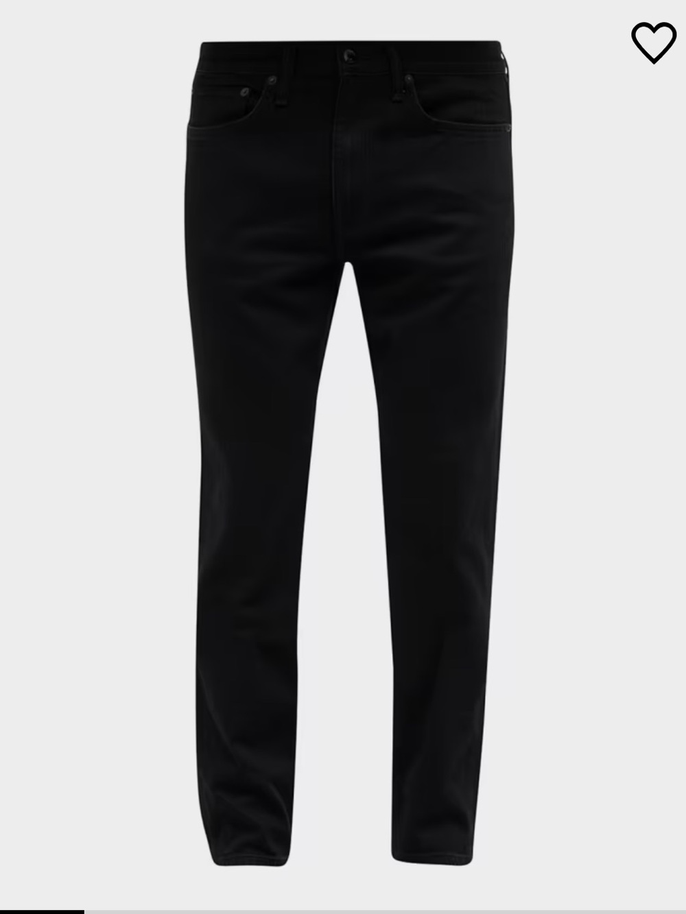 Rag & Bone Fit 2 Slim Fit Black Wash Jeans Button Fly Jeans size 29